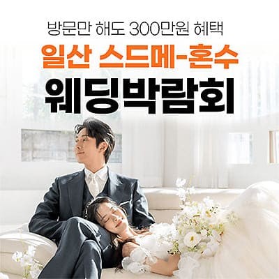 일산웨딩박람회 스드메 혼수박람회
