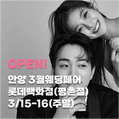 안양 롯데백화점 웨딩박람회